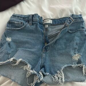 Abercrombie & Fitch Curve love the mom short high rise size 28